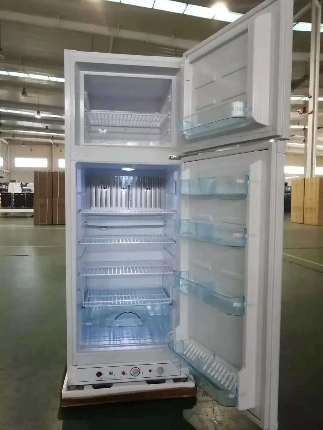 225L LPG Gas Absorptuon Refrigerator and Freezer