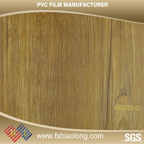 Factory Manufacture Customized pvc wood grain vinyl film