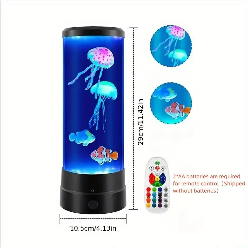 Decorative LED Jellyfish Lamp for Family Living Room