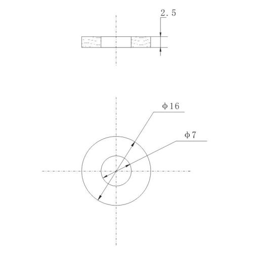 Piezoelektrischer Keramikring zur Messung