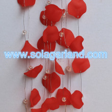 Acrylic Flower Beaded Garland For Wedding Decor