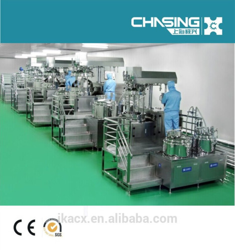 Ointment Manufacturing Machine Line Mixing Agitator Pharmacy Cream Emulsifying Machine