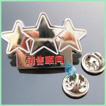 2014 hot sales name badges pin metal holder