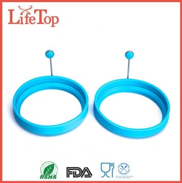 Round Nonstick Egg Rings Silicone Egg Cooker