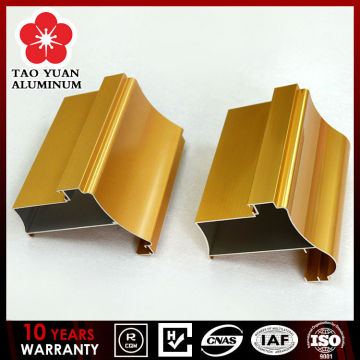 Flexible anodizing sliding doors aluminum profiles