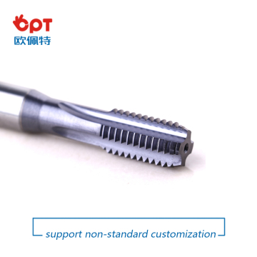 Metric solid carbide taps tapered plug cutter