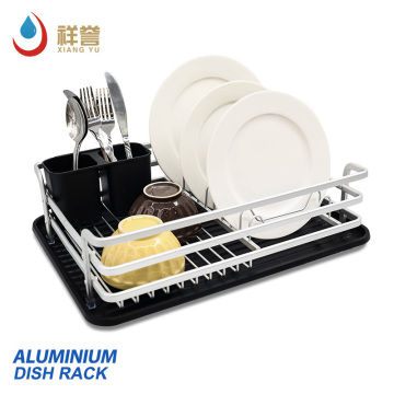 dish rack drainer with tray