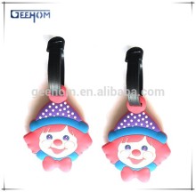 3d pvc bag tag, custom shaped luggage tag