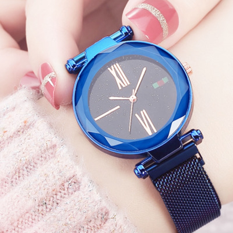 2019 New Designs Wholesale Korean Watches Ladies Watch Starry Sky Magnetic Mesh Band Female Wristwatch SMKI023