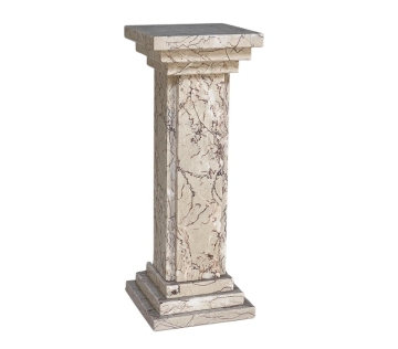 Heavy Duty Carved Marble Pillar with Statuary Base