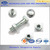 Zinc Square Bolts with Nuts
