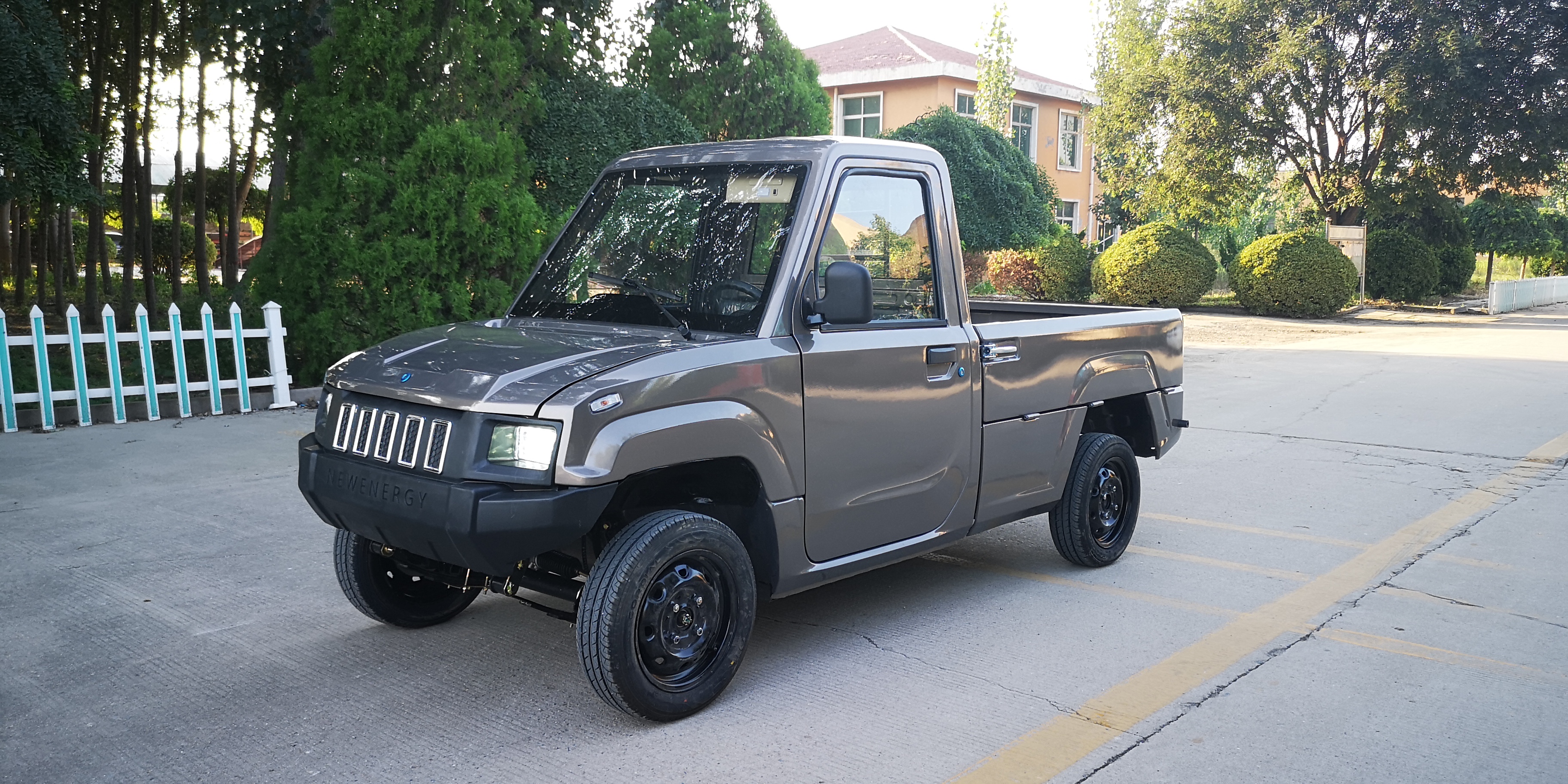 China-made four-wheel adult electric car pickup truck for pulling goods and passengers