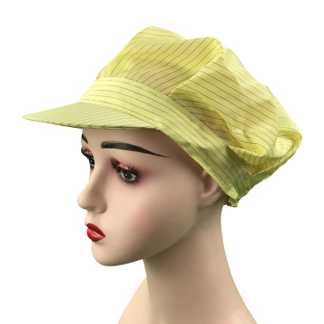 Industrial Electronic Factory Workwear Dustproof Clean Room Caps ESD Protective Caps