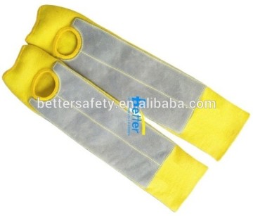 Cut Resistant Aramid Sleeves Leather Padded