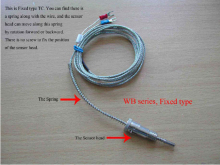 Fixed Type Thermocouple with Connector (WB)