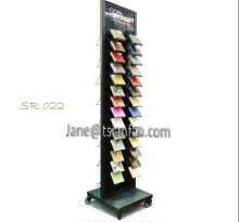 SR214 ceramic tile display rack stand