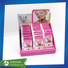Makeup Cosmetic Display Counter, Cosmetics PDQ Counter Display, Cardboard Display with Cmyk Printing