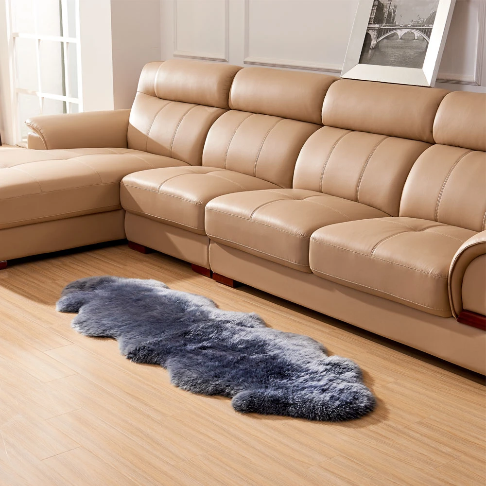 Factory Price Sheepskin Carpet Double Rug