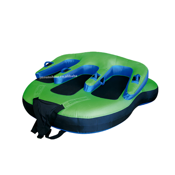 Tubos remolcables de Watersport inflables para 3 personas usando 7 Inflatable Watersport Towable Tubes For 3 Person Using 7