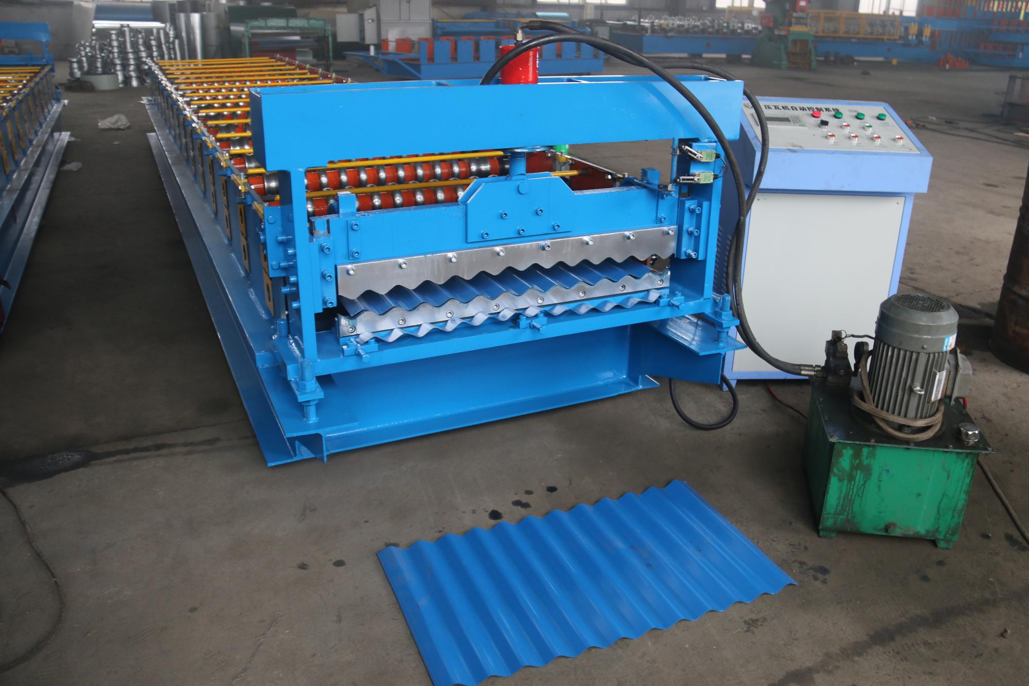 FX850 corrugated roof sheet press making machine