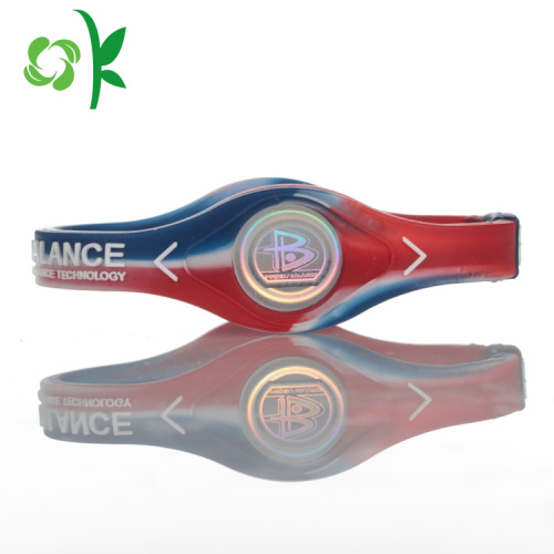 Bracelet personnalisé d&#39;énergie de puissance de silicone pour la promotion