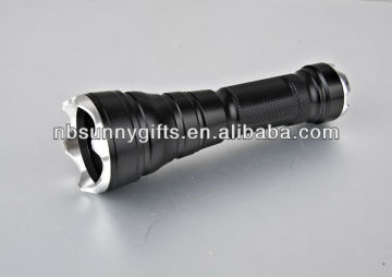 CREE High power black flashlight / Blue LED Flashlight 18650