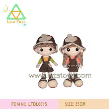 Cute Plush Dolls Boy And Girl