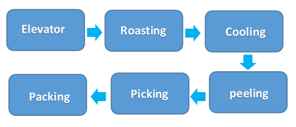 Blanched Peanut Line Chart