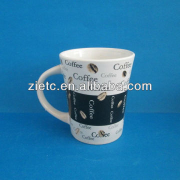 wholesale good quality ceramic coffe cups for promotion with customized logo