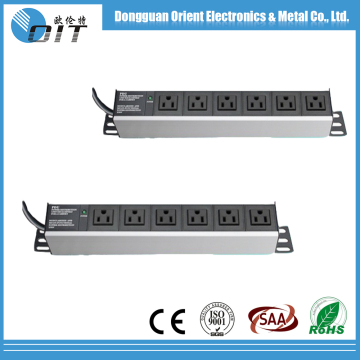 network equipment USA rack cabinet PDU with power indicator