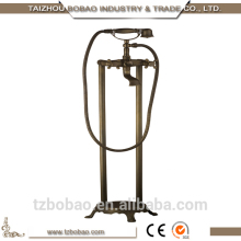 Classical Antique Brass Floor Standing Telephone Shower Shower Set With Telephone Hand Shower Antique Bath & Shower Faucets