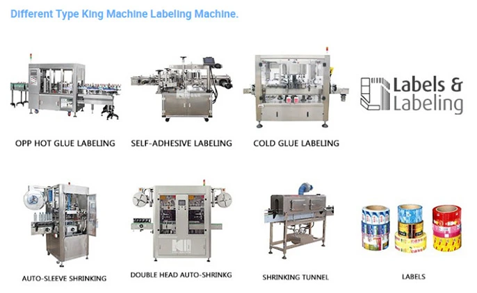 Automatic Sticker Labeling Machine for Round Bottles