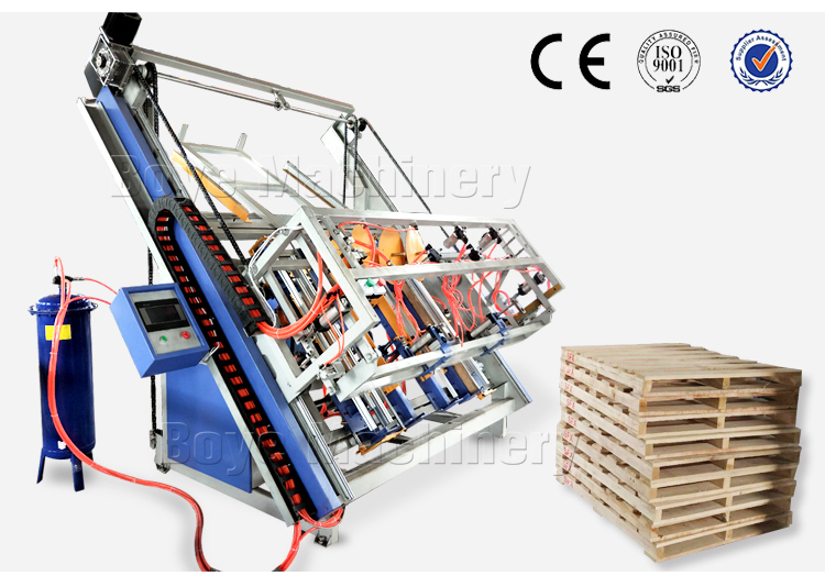 Best quality Discount Price stringer wood pallet nailing machine