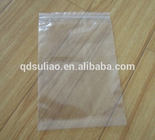 Promotional transparent PE zip lock plastic bag