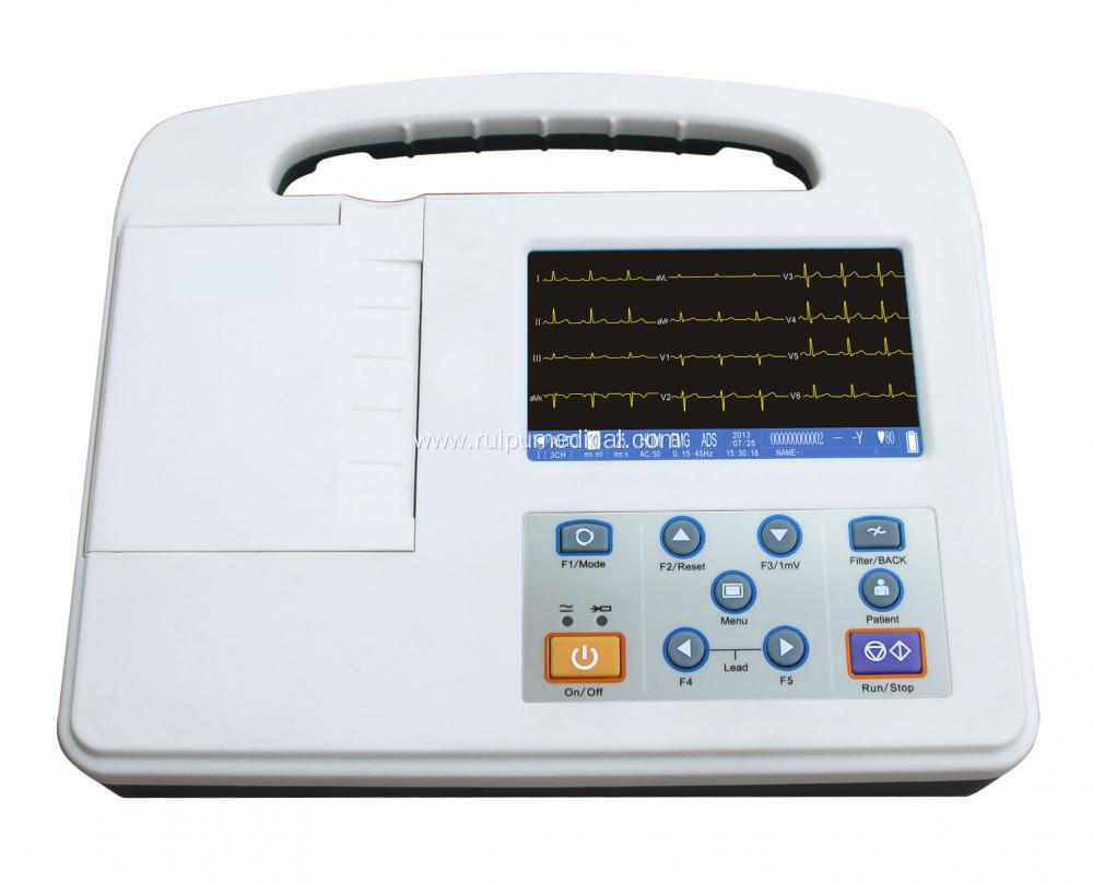 Portable Digital 1 Channel ECG Machine Electrocardiograph