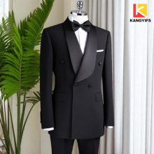 Premium Black Lapel Wedding Suit for Formal Wear
