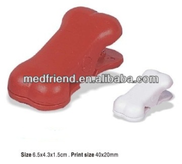 Bone shaped Memo Clip