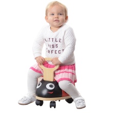 Non-Toxic Ladybug Ride-On Soft Foam Toy Balance Bike for Children