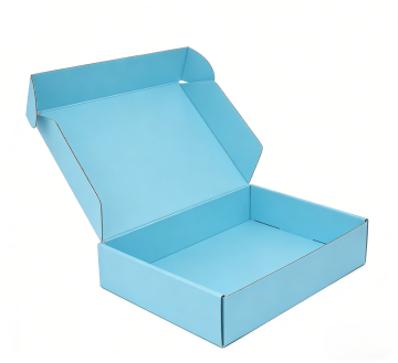 Blue Custom Corrugated Gift Box