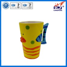 OEM Custom Ceramic 3D Fish Shaped Cup,Coffee Cup ,Ceramic Mug Cup