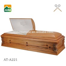 luxury paulownia cremation wooden casket supplier