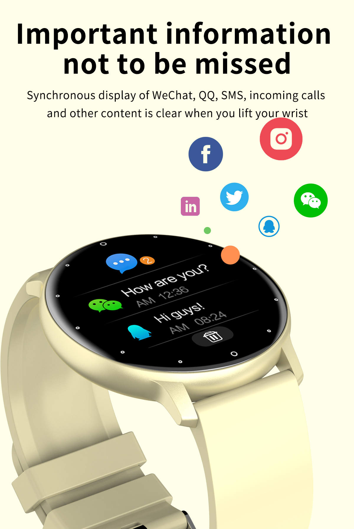 ZL02 Latest Round Smartwatch Phone Call Sleep Monitoring Fitness Waterproof Smart Mobile Watch