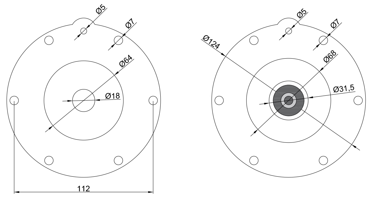 K4504 M2187 Buna Diaphragm Repair Kit