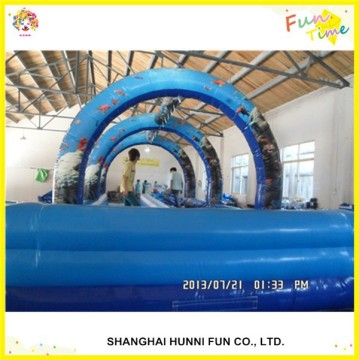 EN14960 New designed inflatable slide obstacle course,inflatable obstacle slide