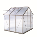 Outdoor greenhouse with polycarbonate for plant protection