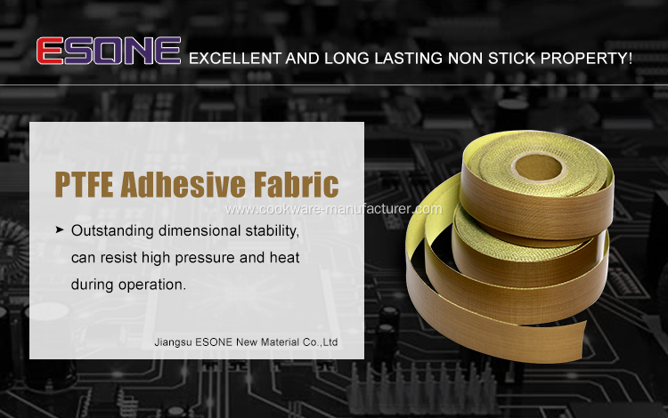 Heat resistant PTFE adhesive fabric for sealing machine