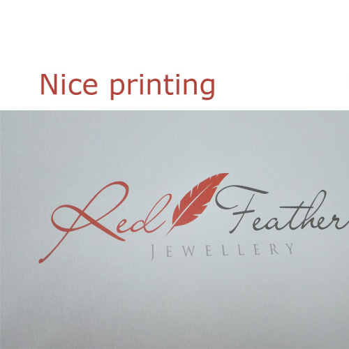cardboard lid packaging gift box with foil logo