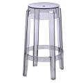 Réplique moderne de chaise de tabouret fantôme en cristal transparent