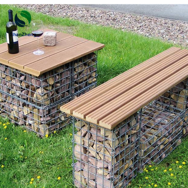 Welded Gabion Boxs for home garden wall flower plant