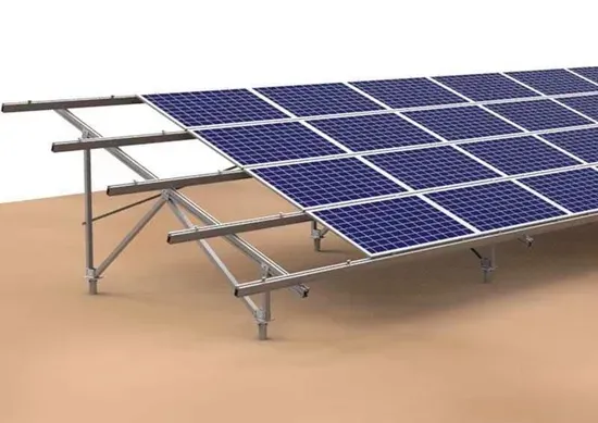 Adjustable East-West Aluminum Alloy Photovoltaic Ground System